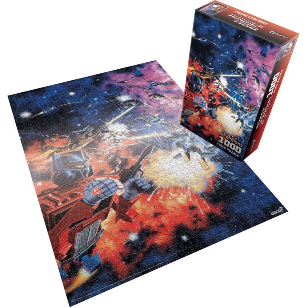 Super7 - Transformers - Space Fight Art Chome Paper Puzzle  COLLECTIBLES